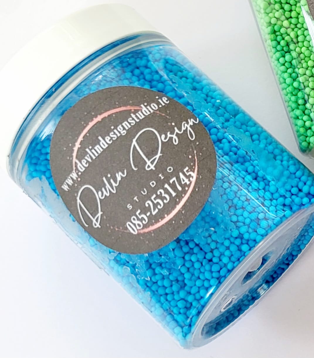 Blue sprinkles - nonpariels (80g)