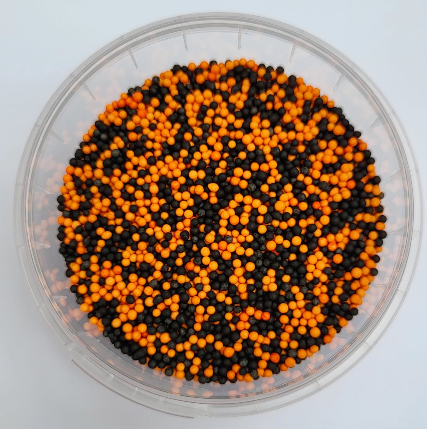 Orange & Black Halloween sprinkles - nonpariels (80g)