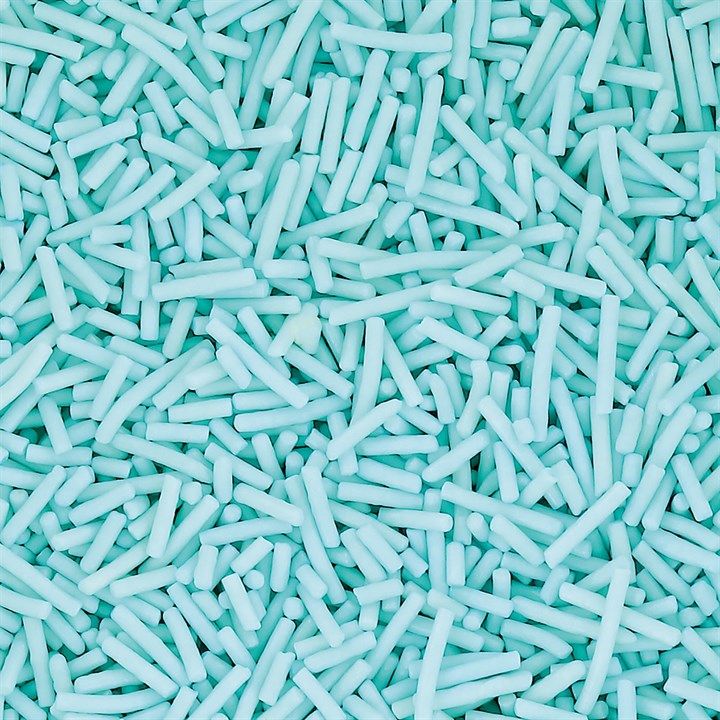 Light blue sugar strands (jimmies) (80g)