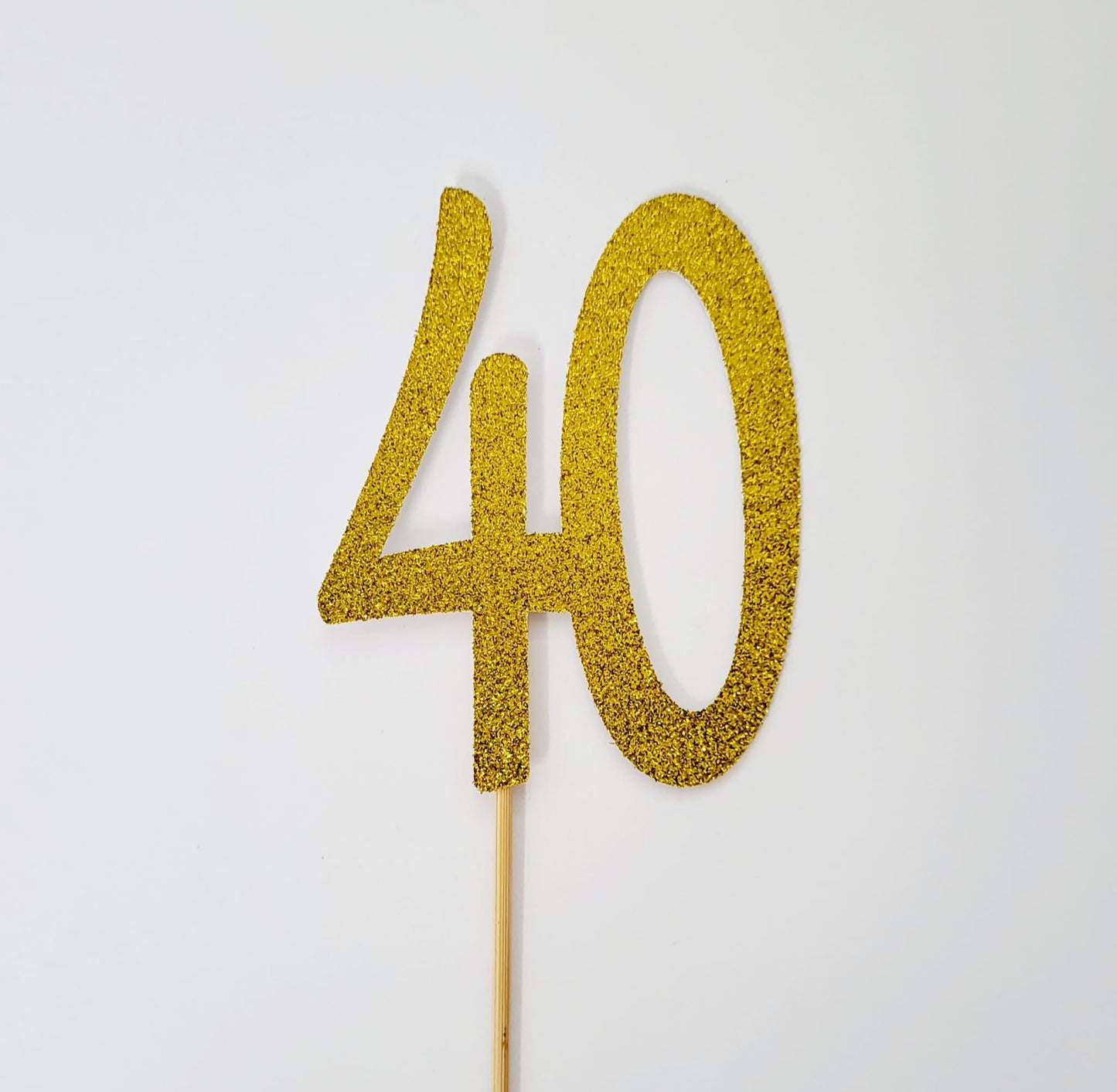 40th Birthday Cake Card Topper