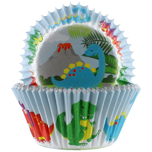 Dinosaur Cupcake Cases - 25 pack (Baked With Love)