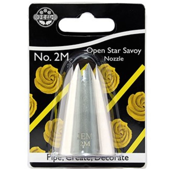 2M Jem open star large piping nozzle