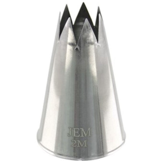 2M Jem open star large piping nozzle