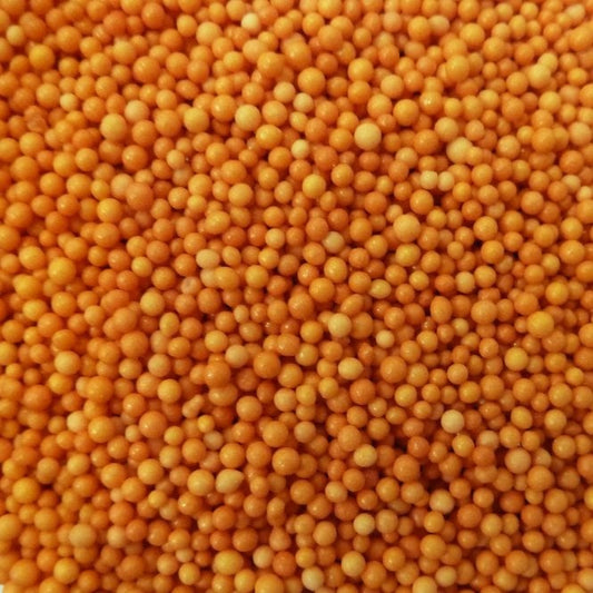 Orange sprinkles  - nonpariels (80g)