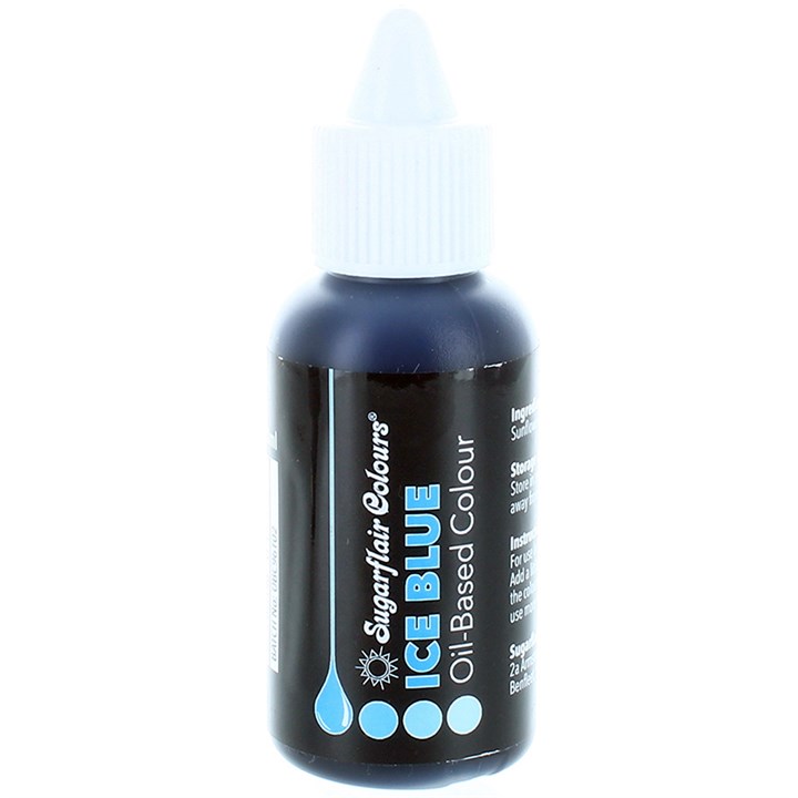 Ice Blue - Sugarflair OIL BASED food colour (30ml)