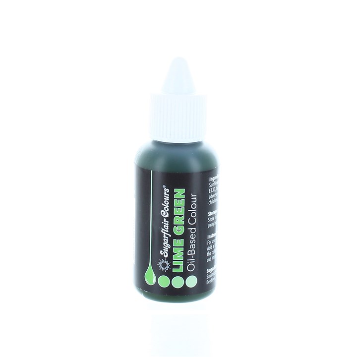 Lime (green) - Sugarflair OIL BASED food colour (30ml)