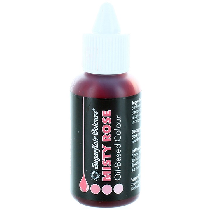 Misty Rose (pink) - Sugarflair OIL BASED food colour (30ml)