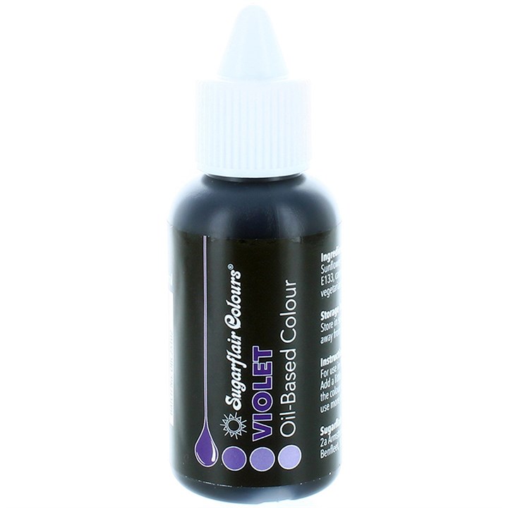 Violet (purple) - Sugarflair OIL BASED food colour (30ml)