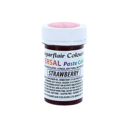 Strawberry (Red) - Sugarflair Universal Paste