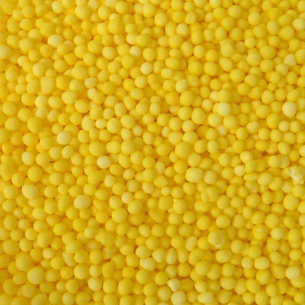 Yellow sprinkles  - nonpariels (80g)