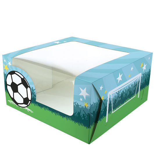 Football/Soccer 10" windowed cake box