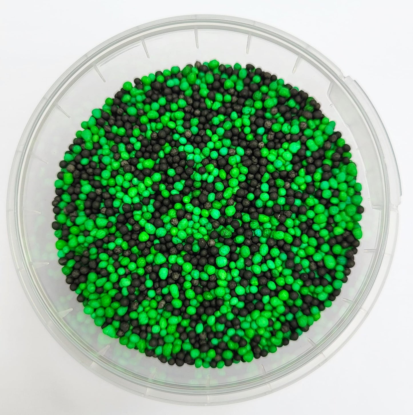 Green & Black Halloween sprinkles  - nonpariels (80g)