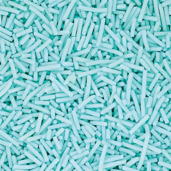 Light blue sugar strands (jimmies) (80g)