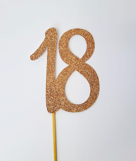 18th Birthday Cake Card Topper