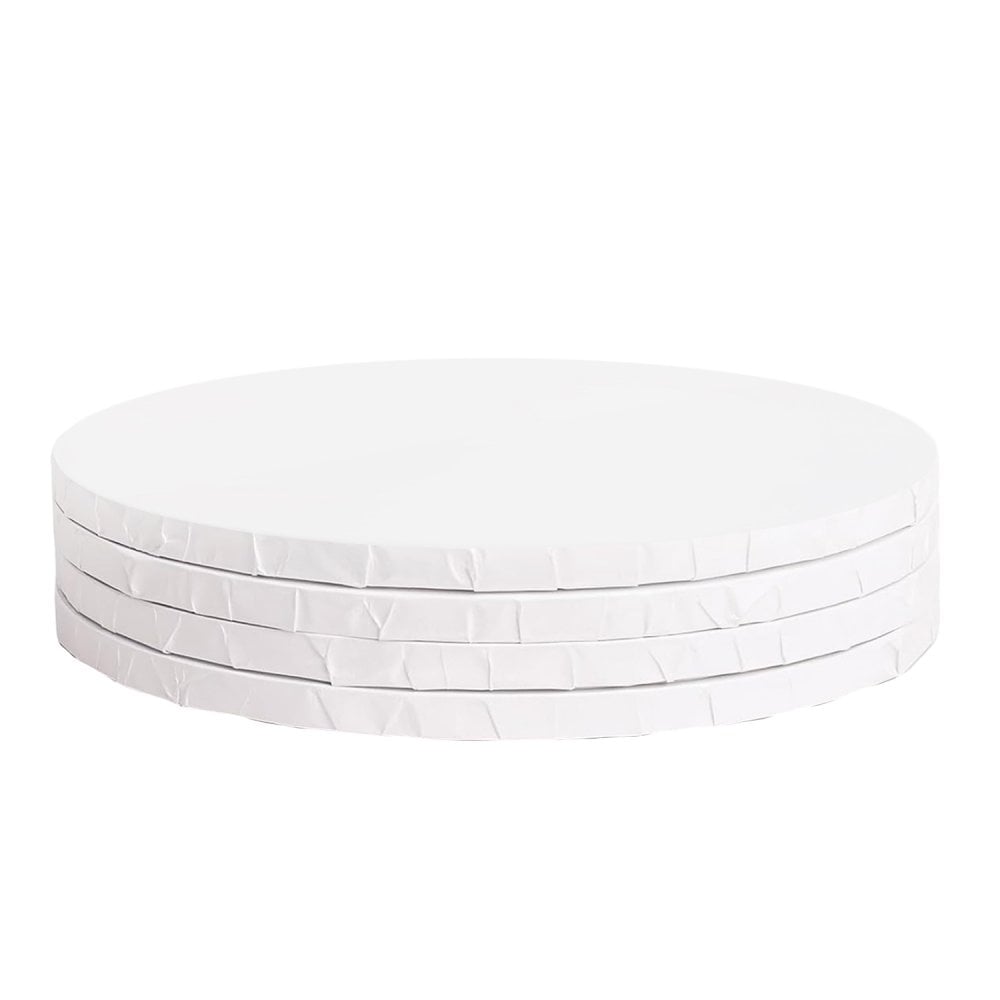 10" White Masonite (THICK DRUM) Cake Board