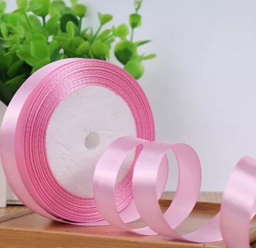 Baby Pink Satin Ribbon (15mm)