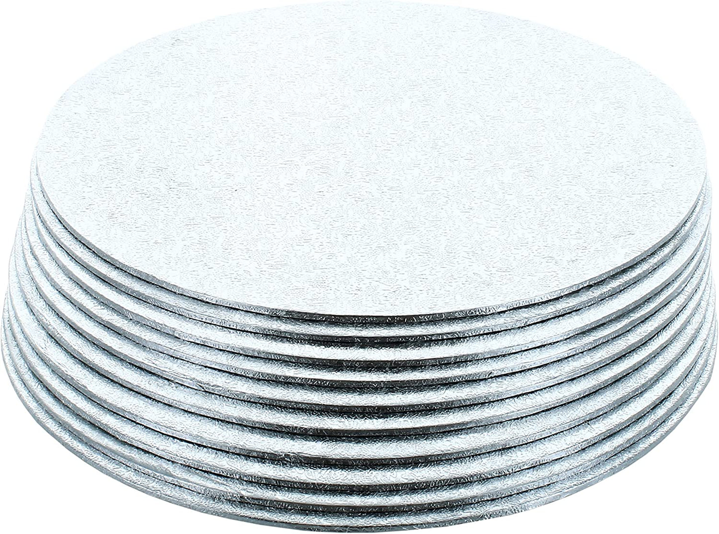 10" Double Thick Cake Cards - Silver