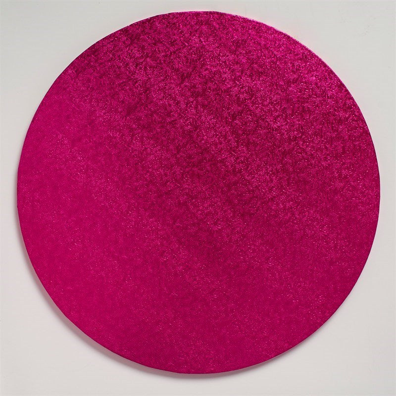 12" Hot CERISE Pink Drum (round board)