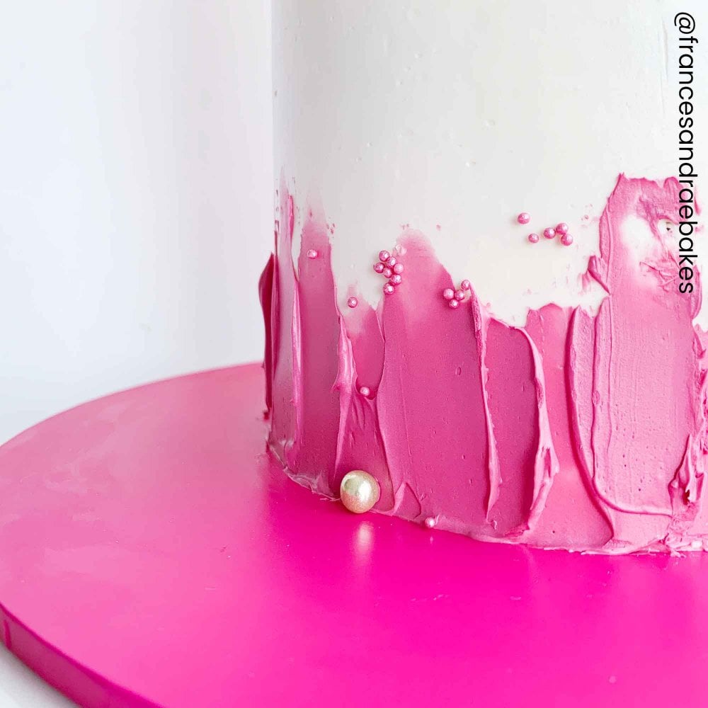 10" Hot Pink Masonite Cake Board