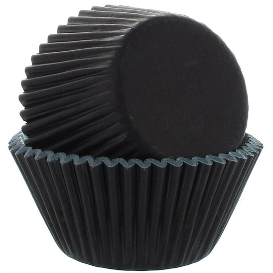 250 BLACK muffin/cupcake cases