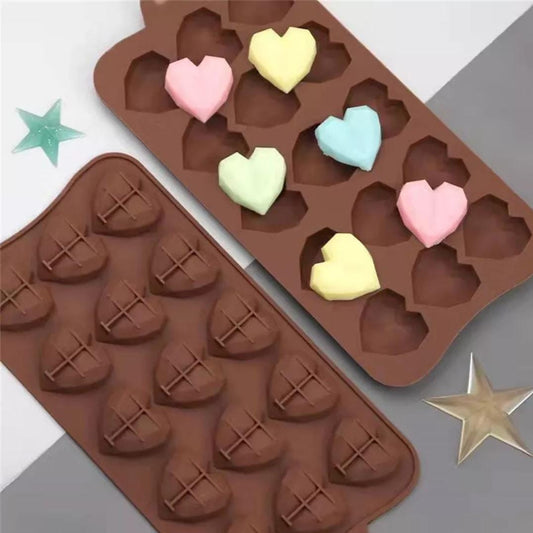 Mini Geo Heart mould