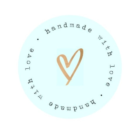 Handmade with love stickers