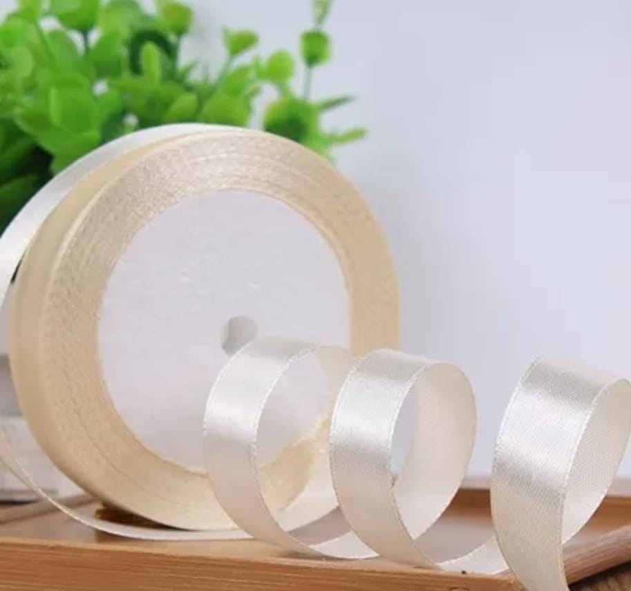 Ivory Satin Ribbon (15mm)