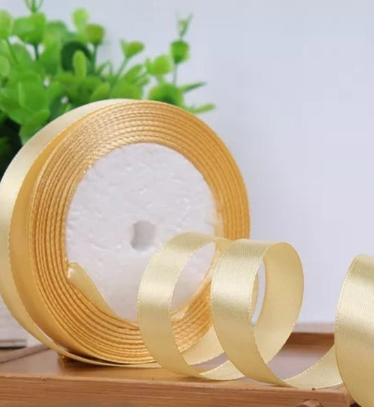 Light Gold Satin Ribbon (15mm)