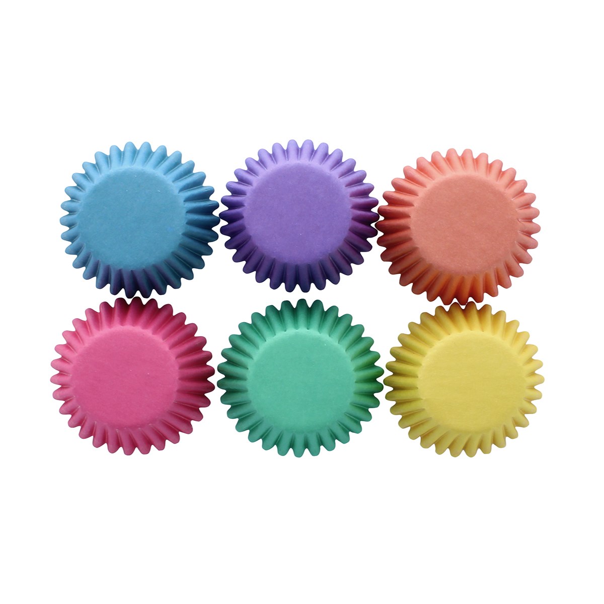 Mini Brights Cupcake Cases - 150 pack (Baked With Love)