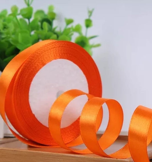 Orange Satin Ribbon (15mm)