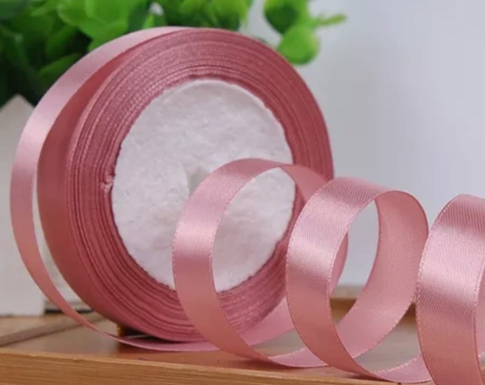 Blush Pink Satin Ribbon (15mm)