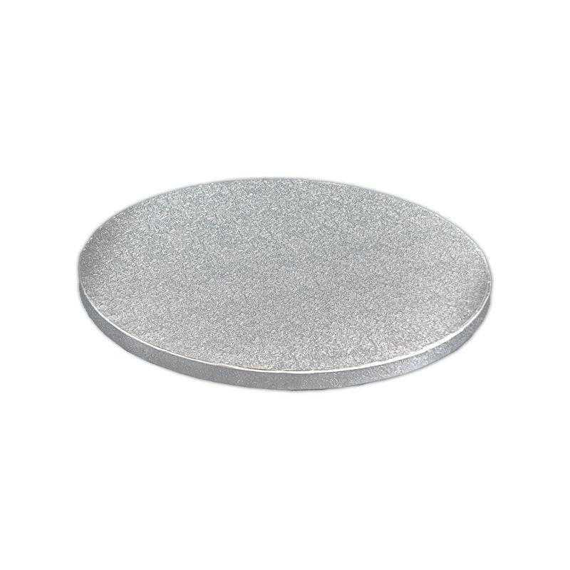 10" silver cake drums (Round)